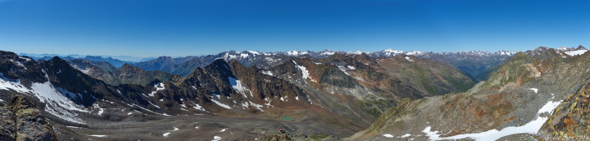 Panorama Siegerlandhütte, Stubaier Alpen