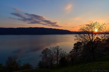 Sonnenuntergang bei Sipplingen am Bodensee