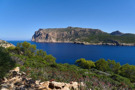 Mallorcas Westküste von der Illa Dragonera